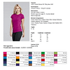 T-shirt Donna - 100% Cotone - 150gr - immagine 2