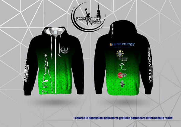 FELPA ZIP E CAPPUCCIO